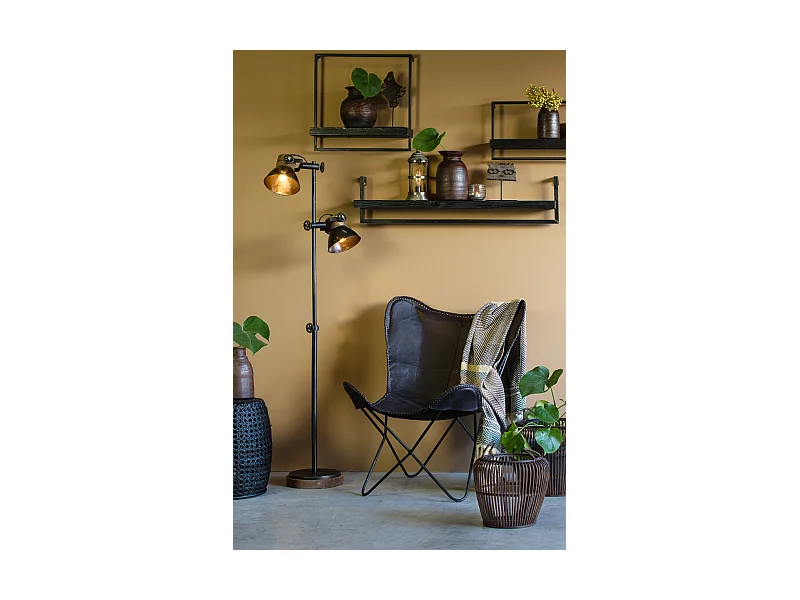 Stehleuchte JODY - 40x30x165cm - Schwarz