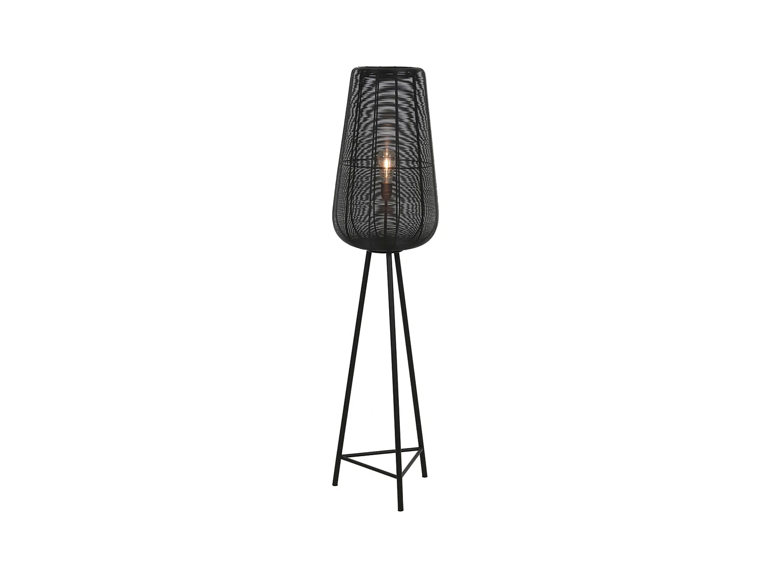 Lampadaire ADETA - Ø37x147cm - Noir