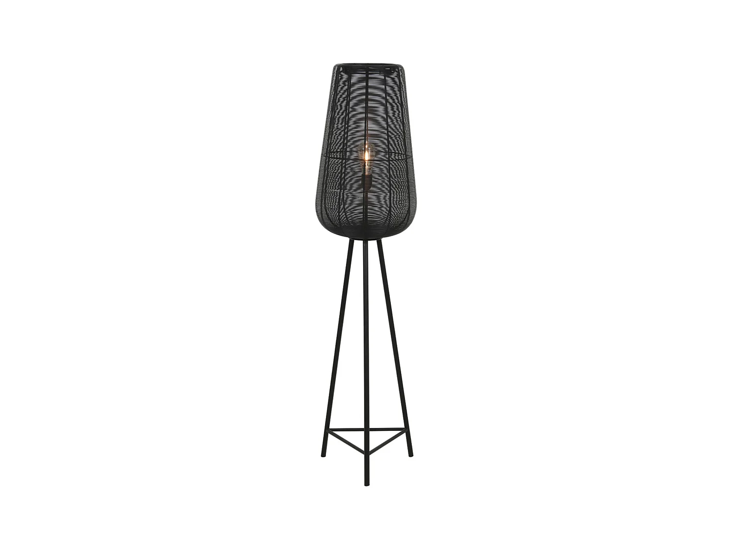 Lampadaire ADETA - Ø37x147cm - Noir