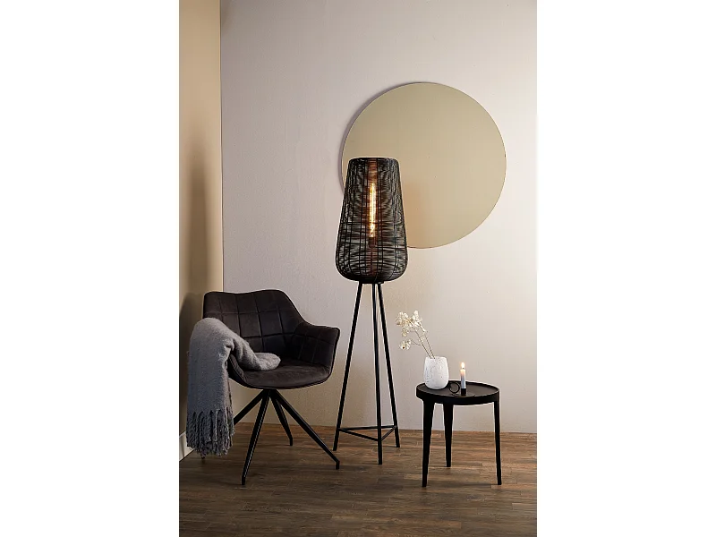 Lampadaire ADETA - Ø37x147cm - Noir