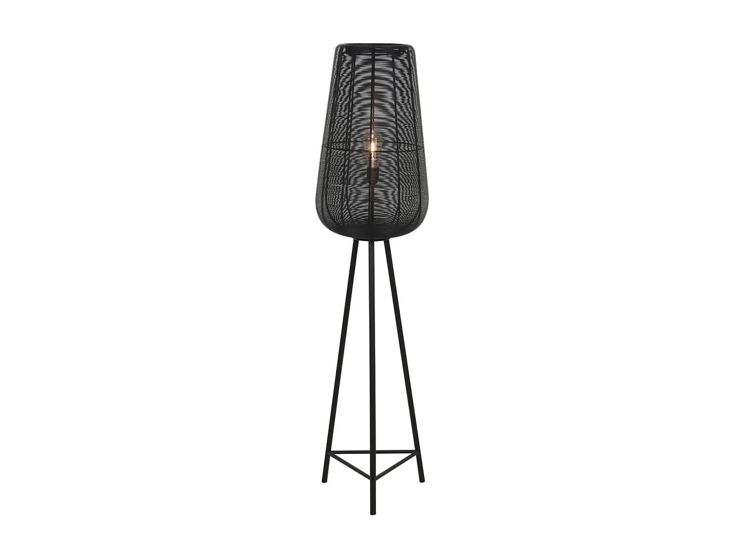 Lampadaire ADETA - Ø37x147cm - Noir
