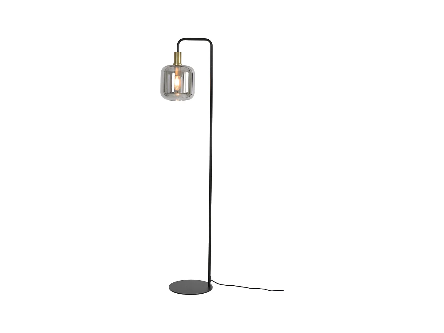 Lampadaire LEKAR - 32x28x155cm - Bronze
