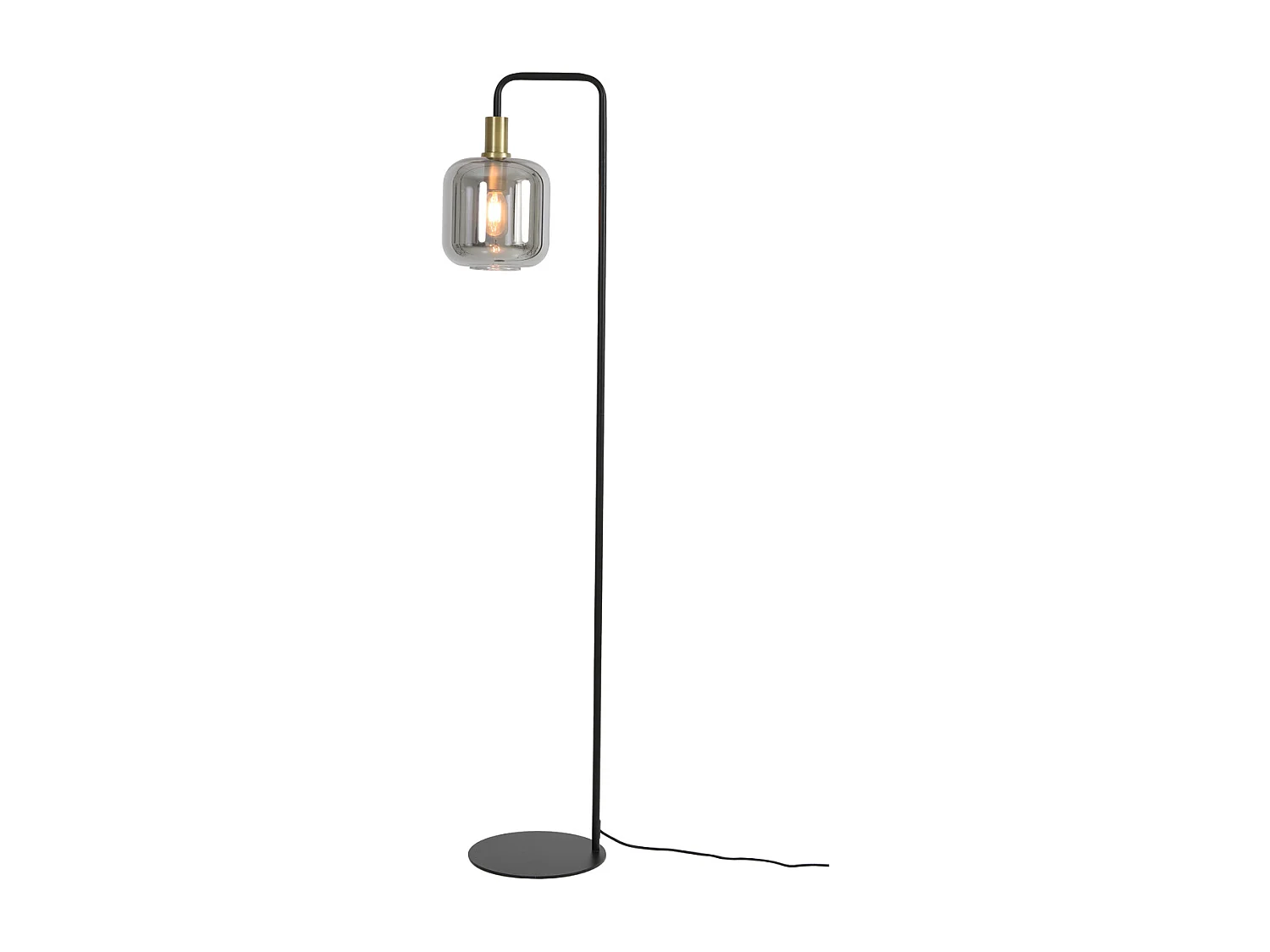 Lampadaire LEKAR - 32x28x155cm - Bronze