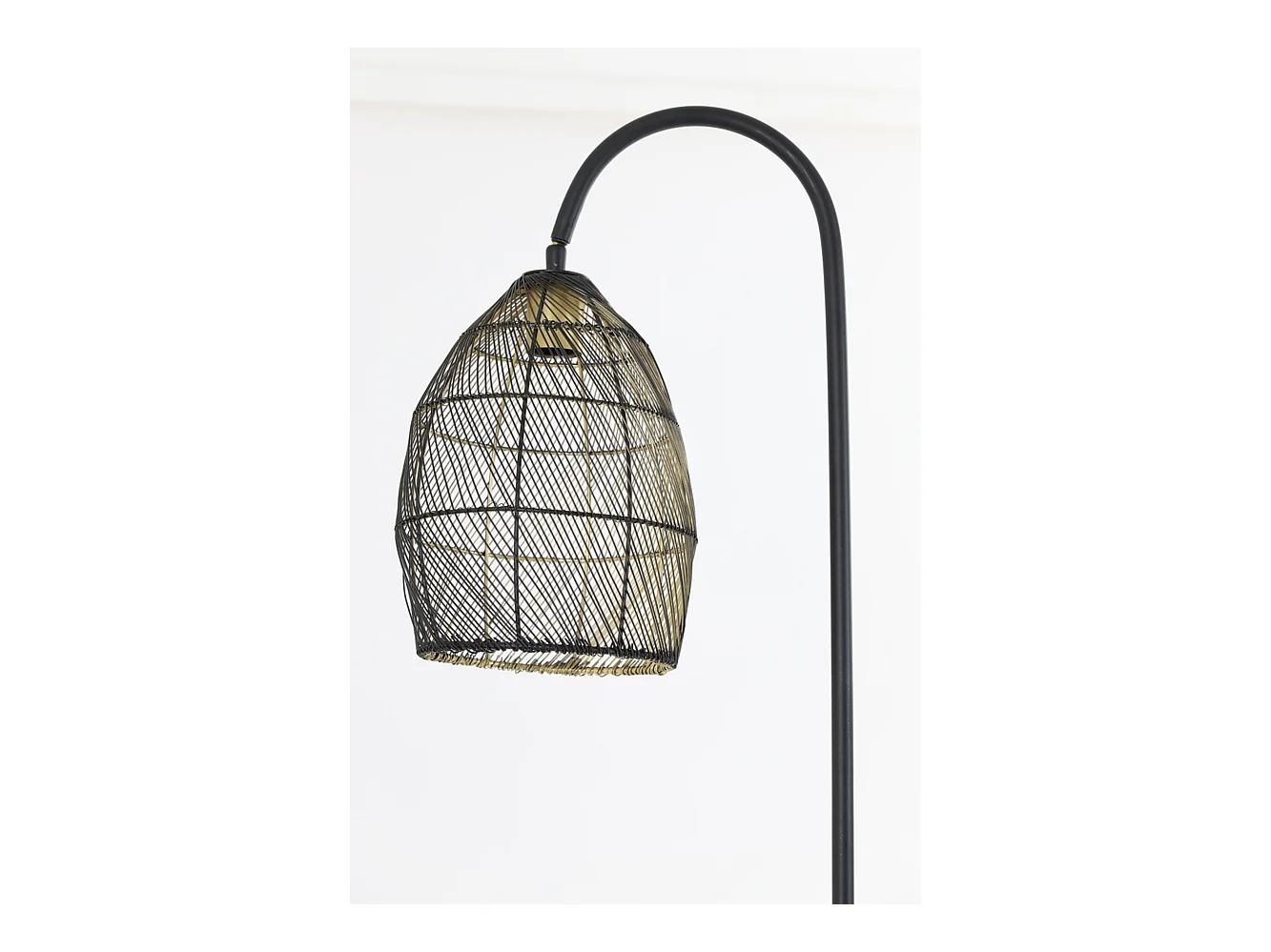 Lampadaire MEYA - 34x30,5x172cm - Noir