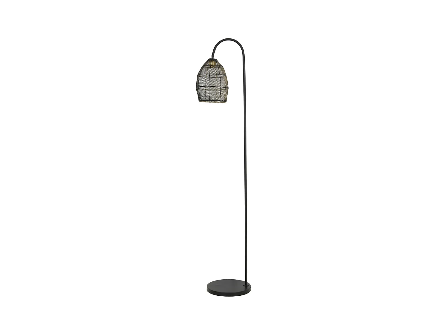 Lampadaire MEYA - 34x30,5x172cm - Noir