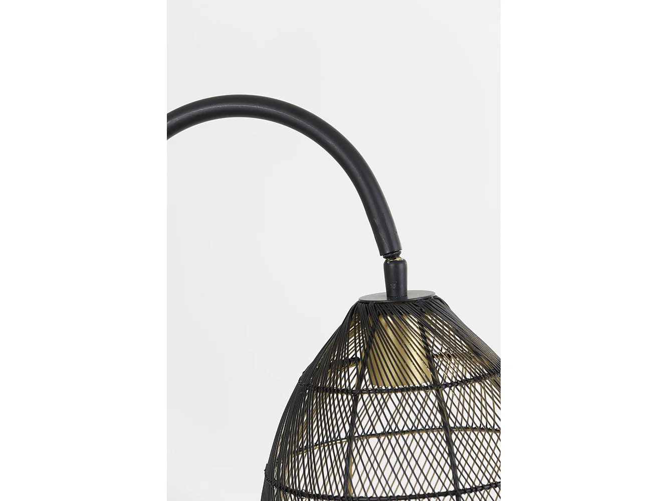 Lampadaire MEYA - 34x30,5x172cm - Noir