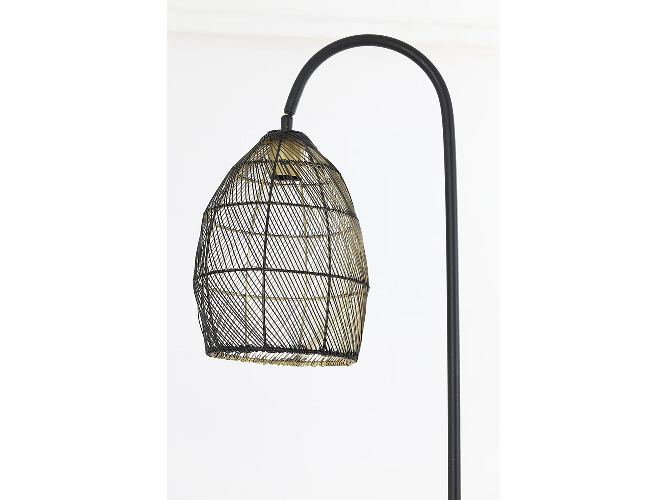 Lampadaire MEYA - 34x30,5x172cm - Noir