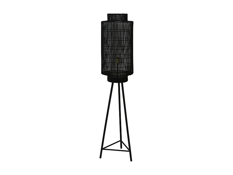 Lampadaire GRUARO - Ø32x150cm - Noir