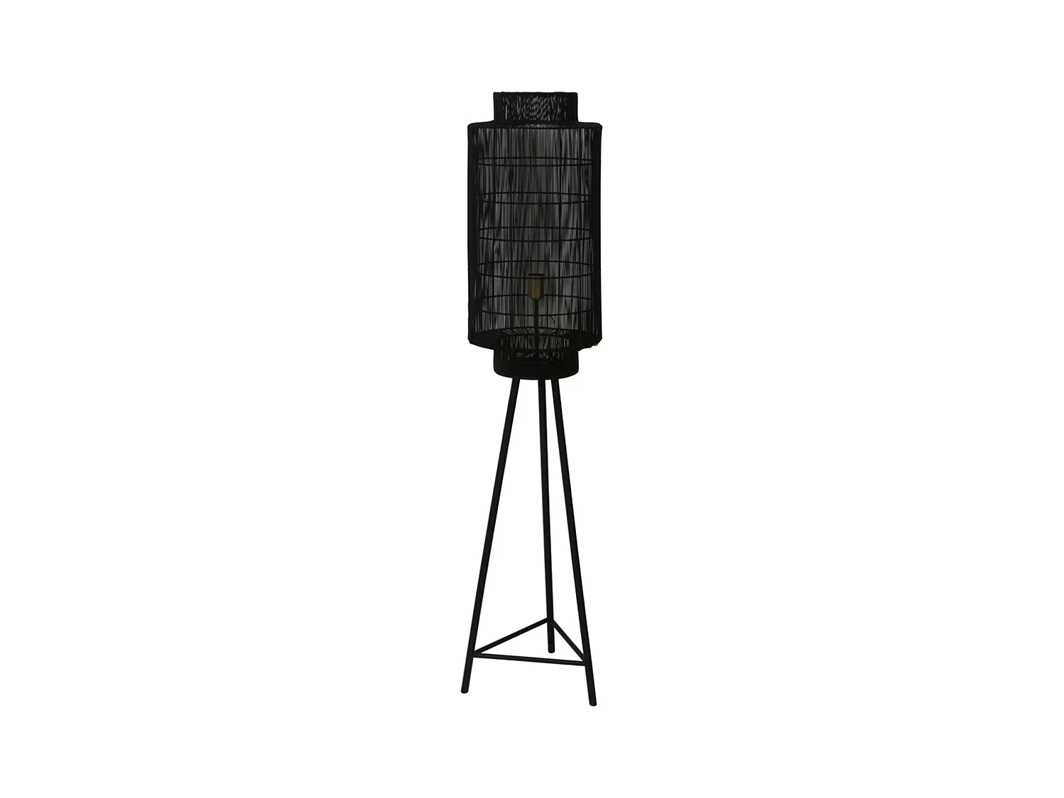 Lampadaire GRUARO - Ø32x150cm - Noir