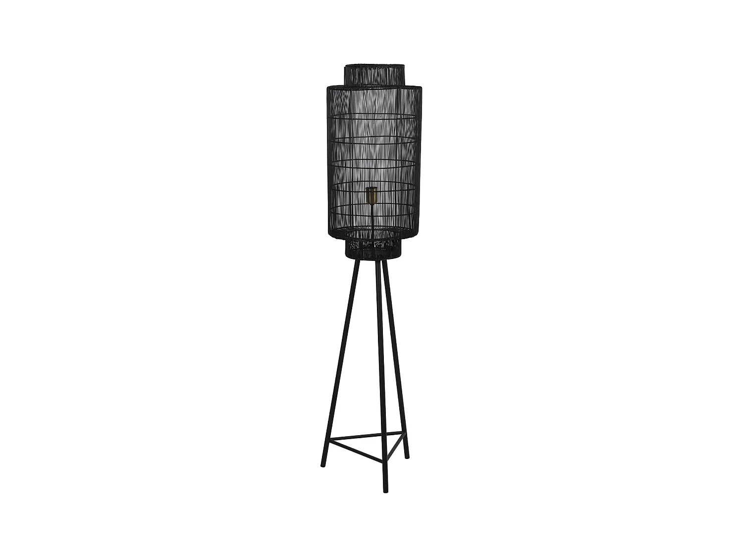 Lampadaire GRUARO - Ø32x150cm - Noir
