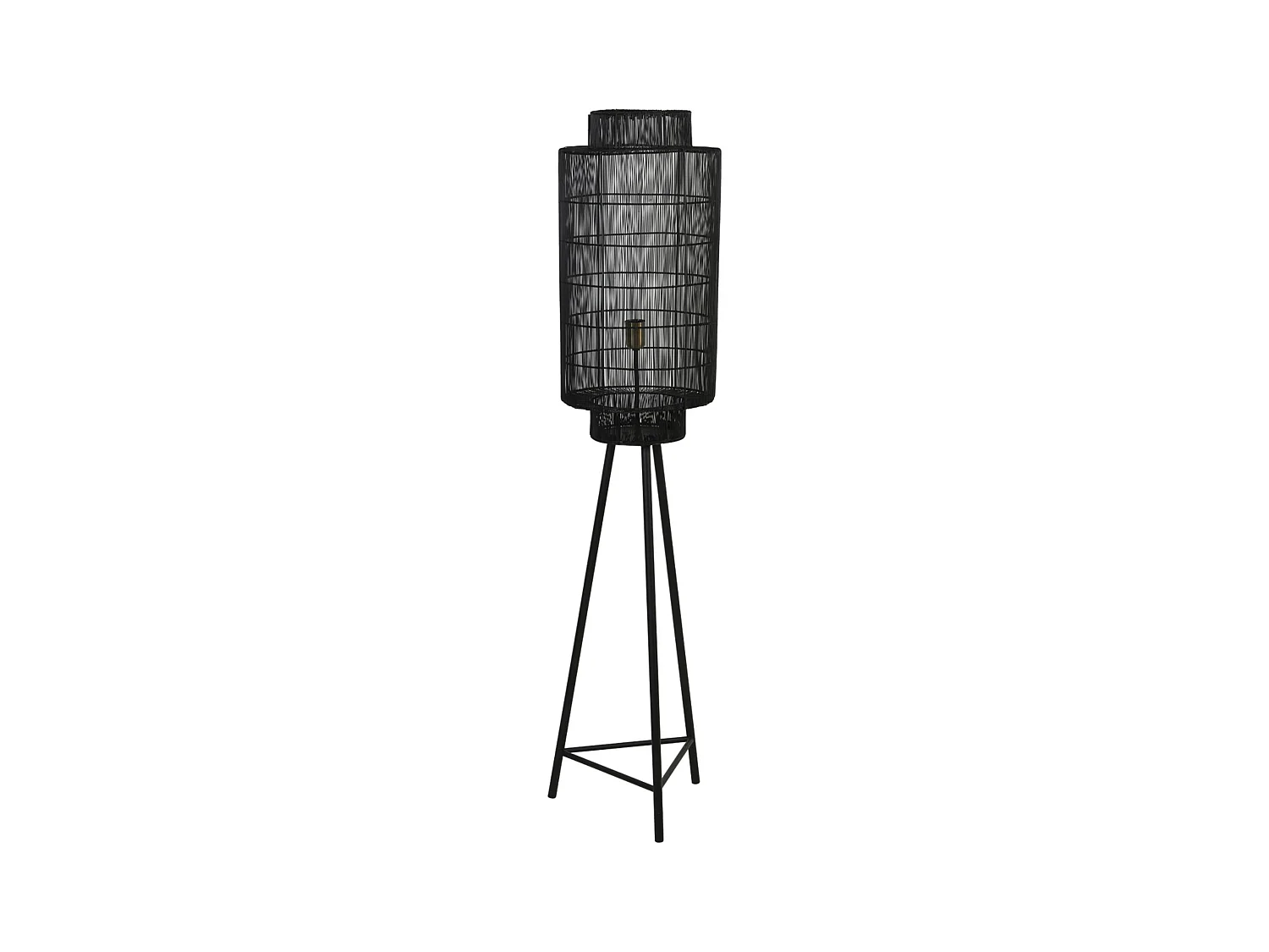 Lampadaire GRUARO - Ø32x150cm - Noir