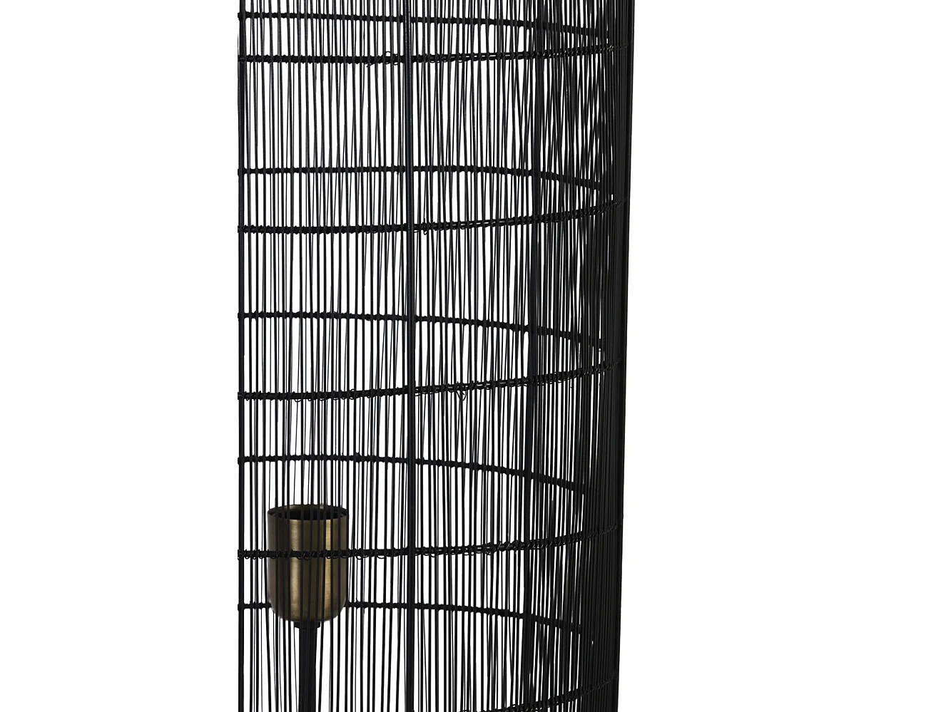 Lampadaire GRUARO - Ø32x150cm - Noir