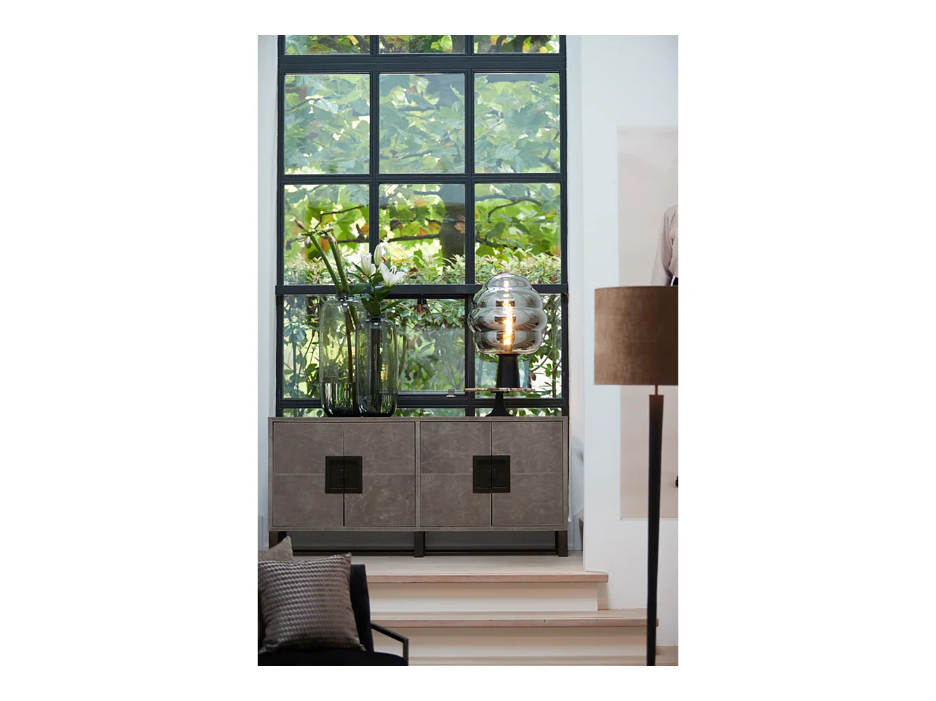 Stehleuchte VIXEN - Ø27x151cm - Schwarz