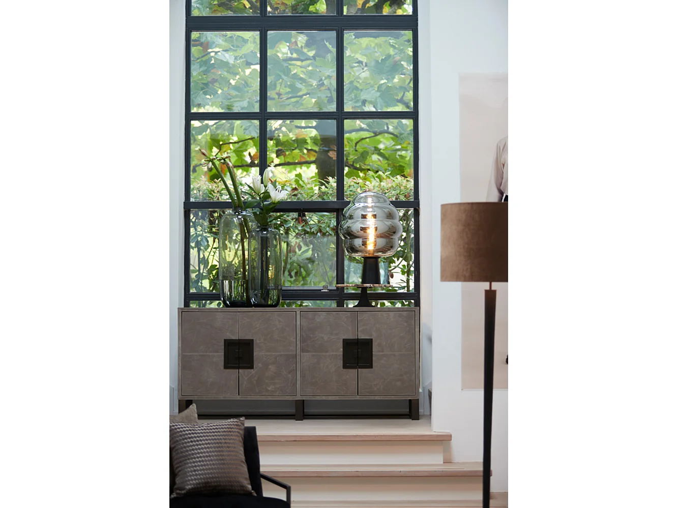 Vloerlamp VIXEN - Ø27x151cm - Zwart