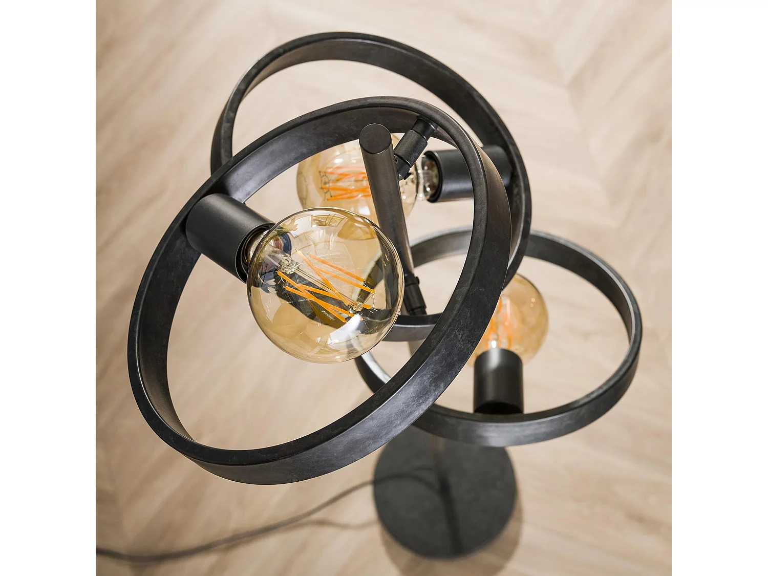 Lámpara de pie Hover 3L - Carbón vegetal