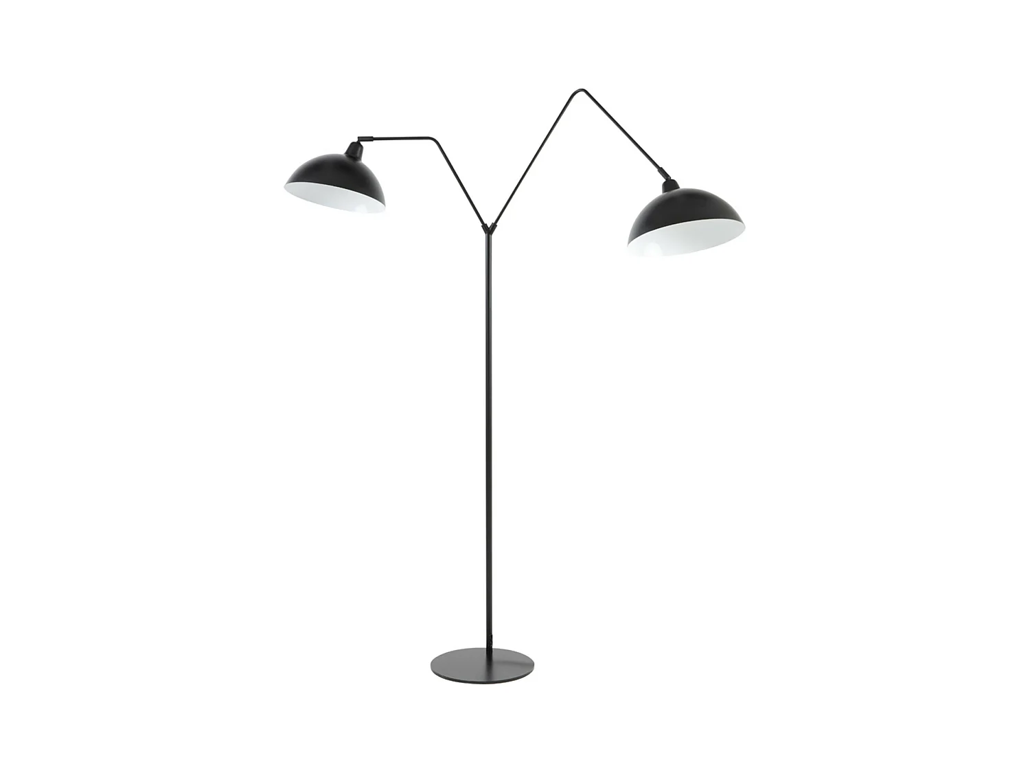 Vloerlamp ORION  - 140x31x180cm - Zwart