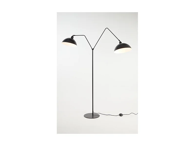 Vloerlamp ORION  - 140x31x180cm - Zwart
