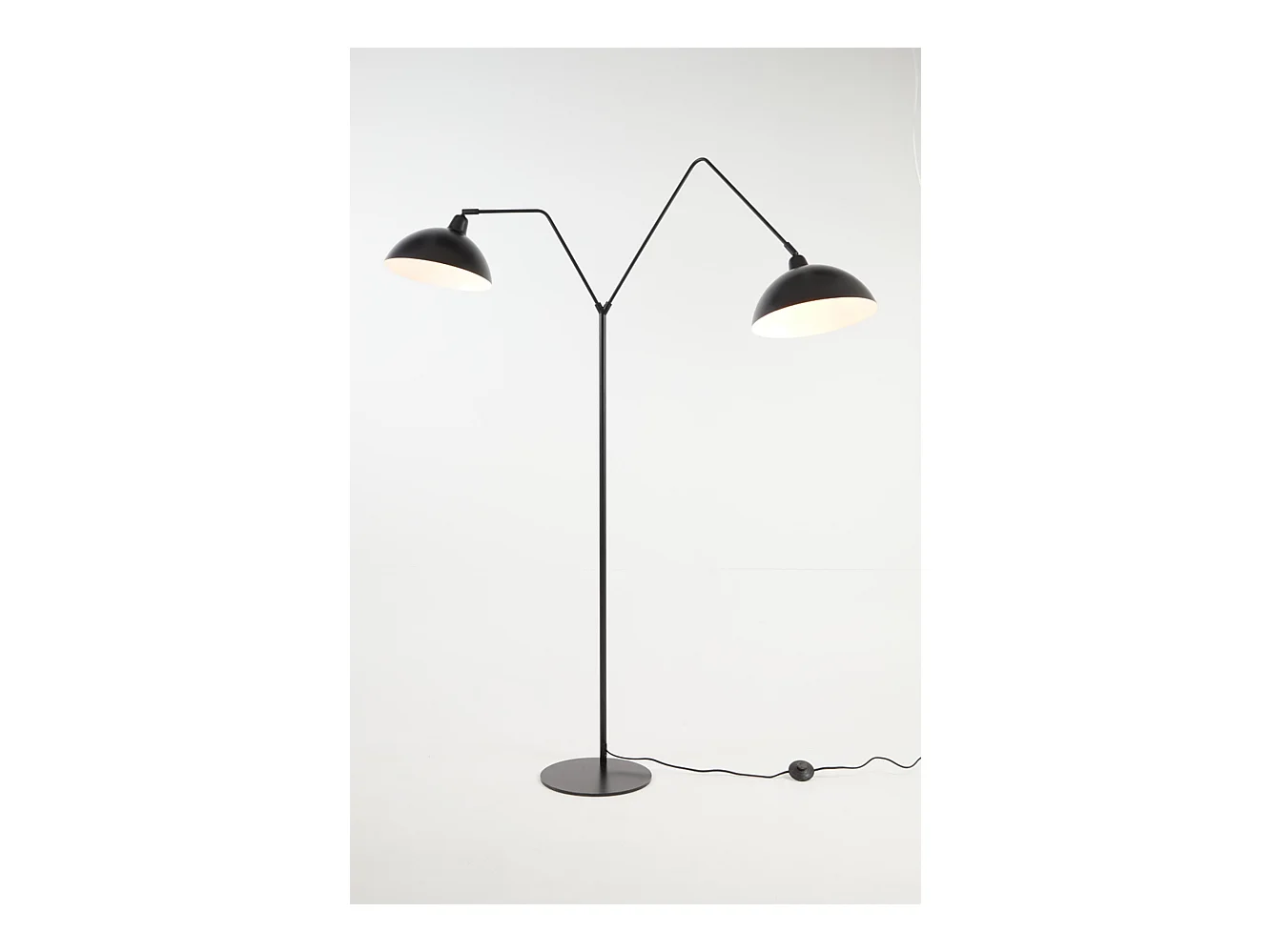 Vloerlamp ORION  - 140x31x180cm - Zwart