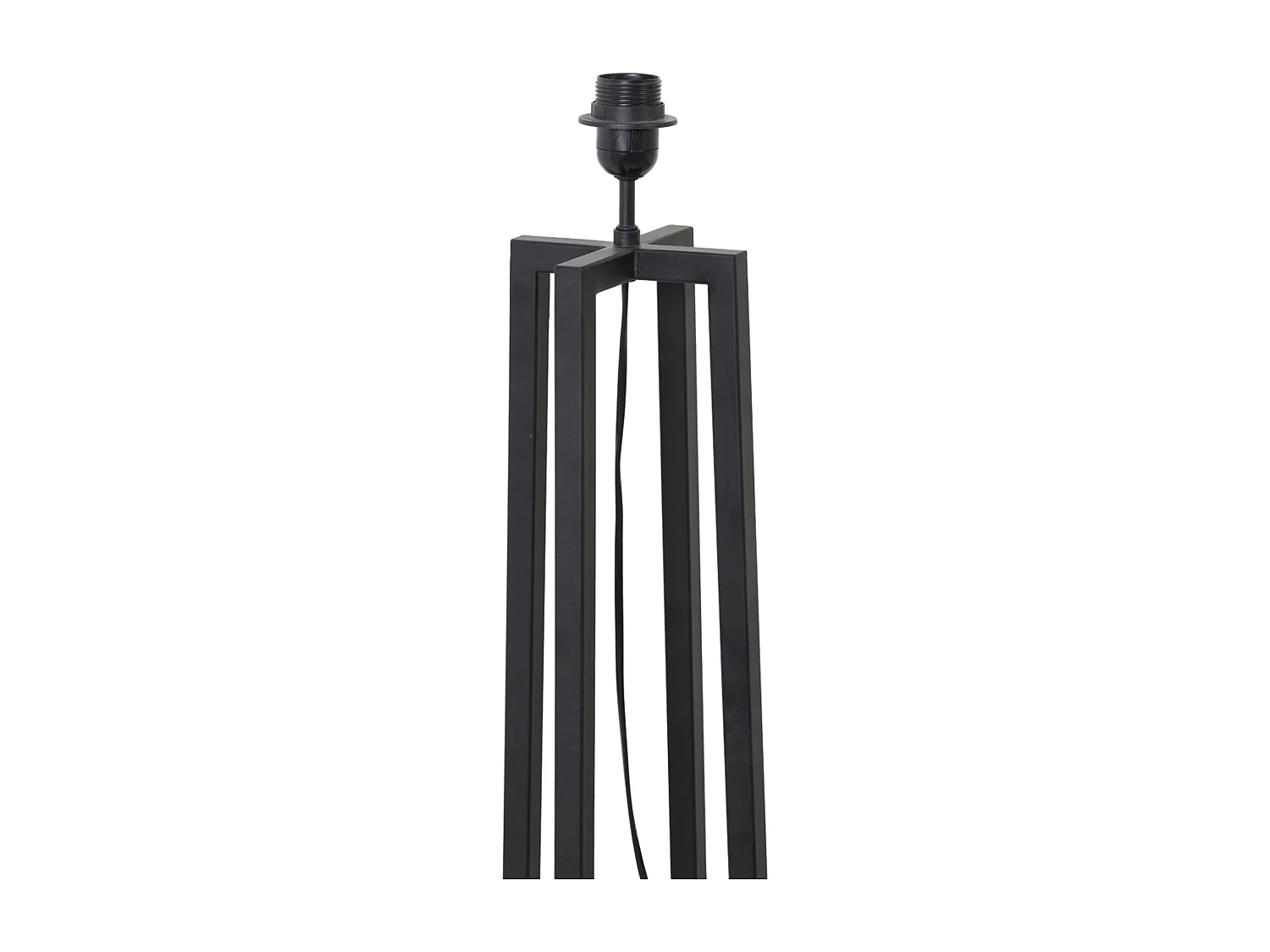 Lampadaire MILEY - Ø25x130cm - Noir
