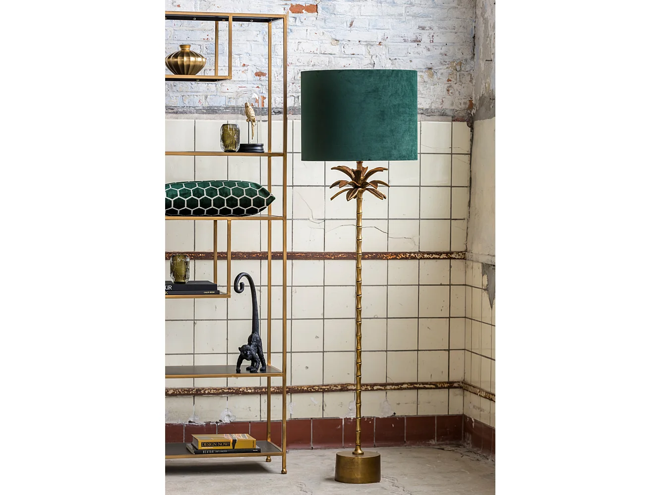 Lámpara de pie ARMATA - Ø25x145cm - Bronce