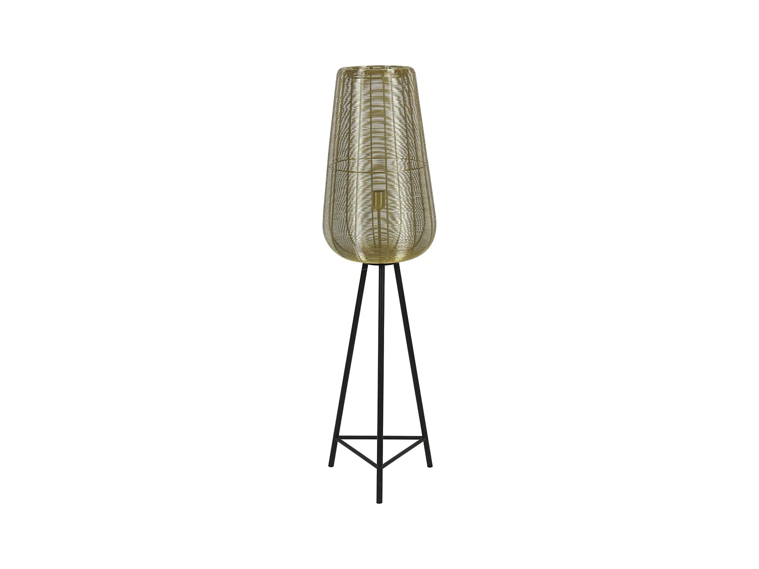 Lampadaire ADETA - Ø37x135cm - Doré