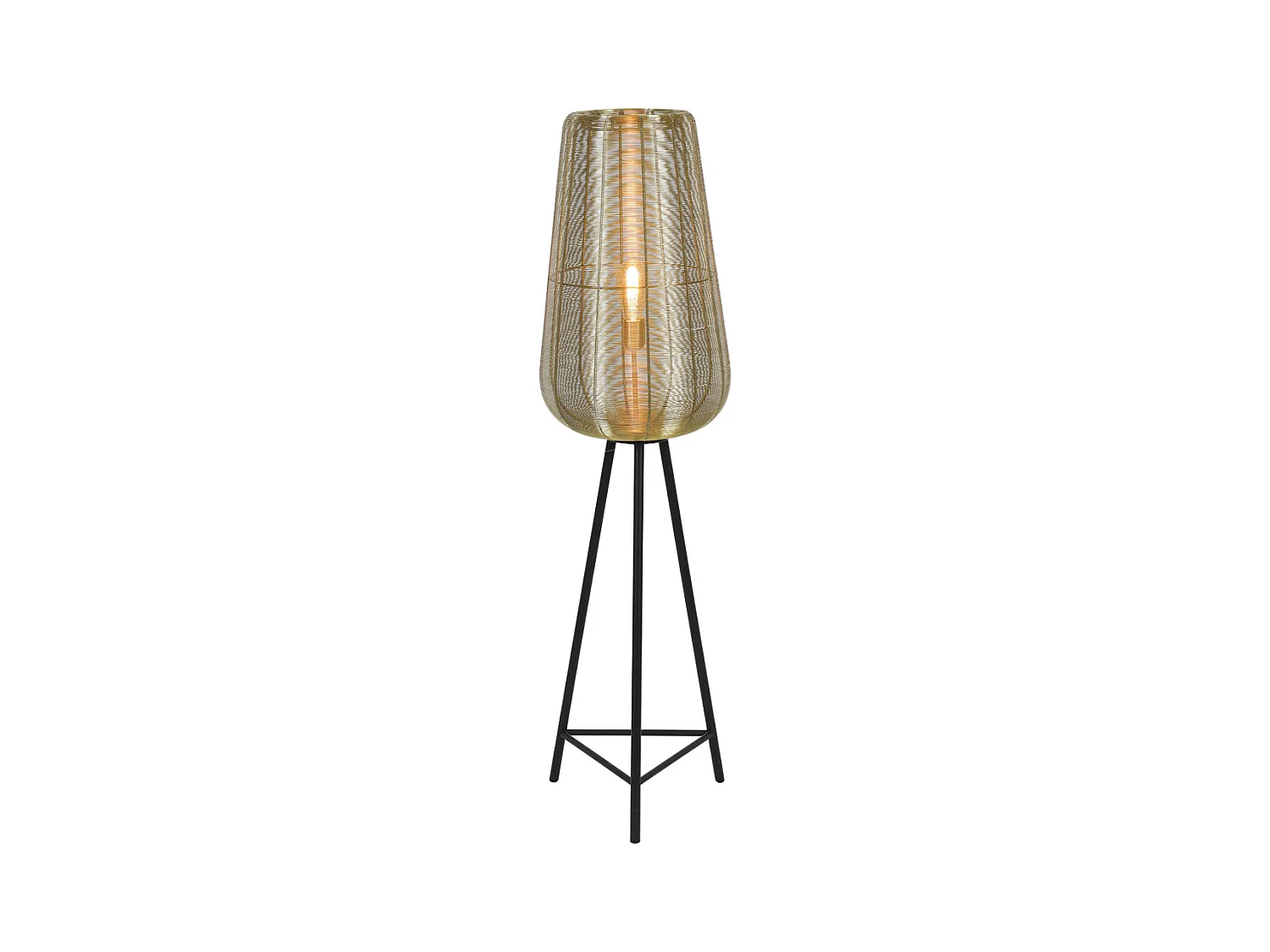 Lampadaire ADETA - Ø37x135cm - Doré