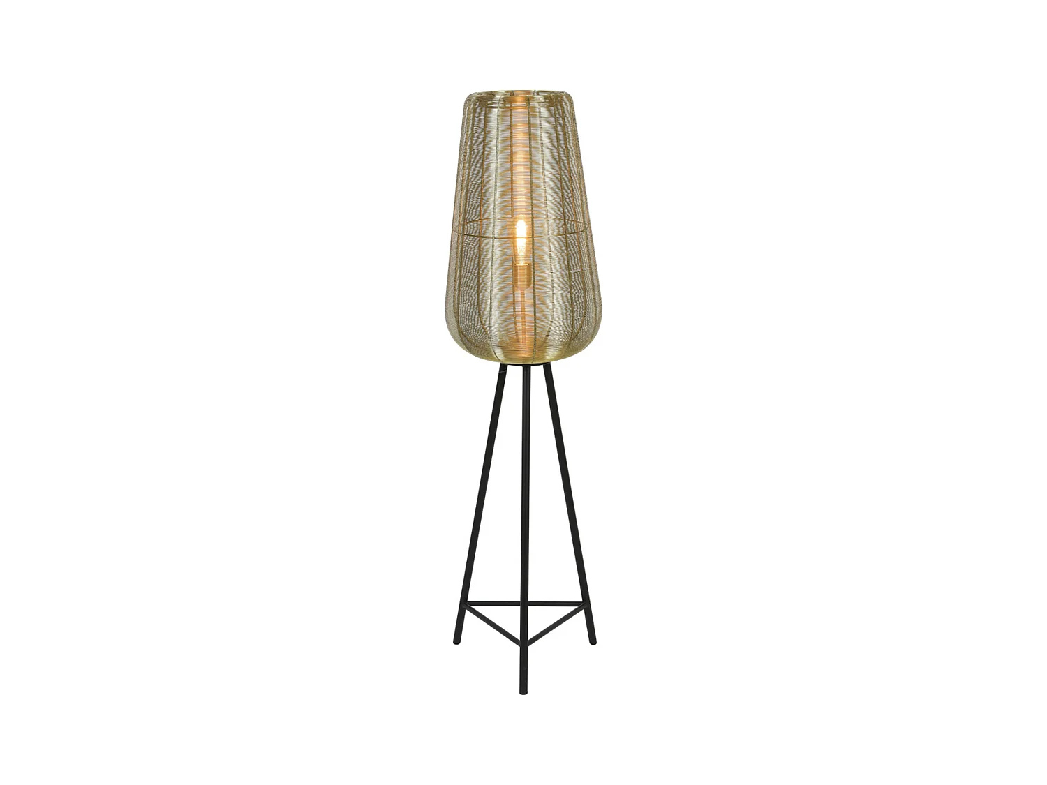 Lampadaire ADETA - Ø37x135cm - Doré
