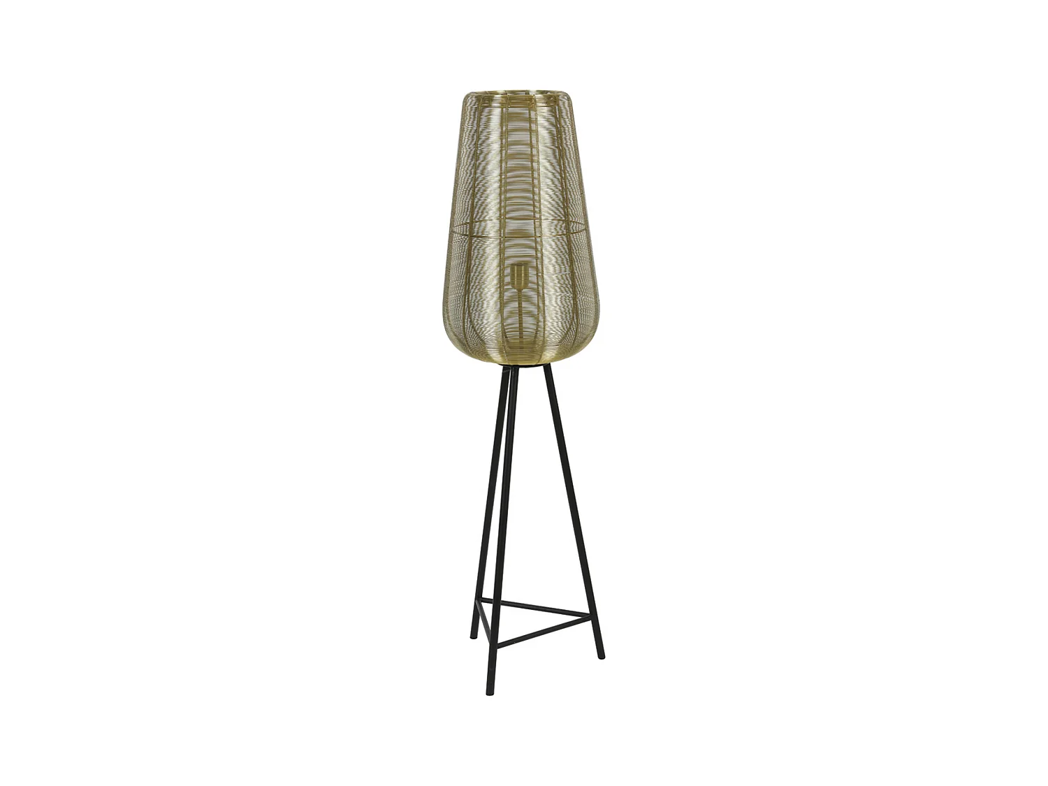Lampadaire ADETA - Ø37x135cm - Doré