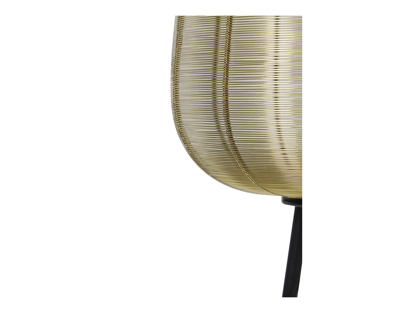 Lampadaire ADETA - Ø37x135cm - Doré