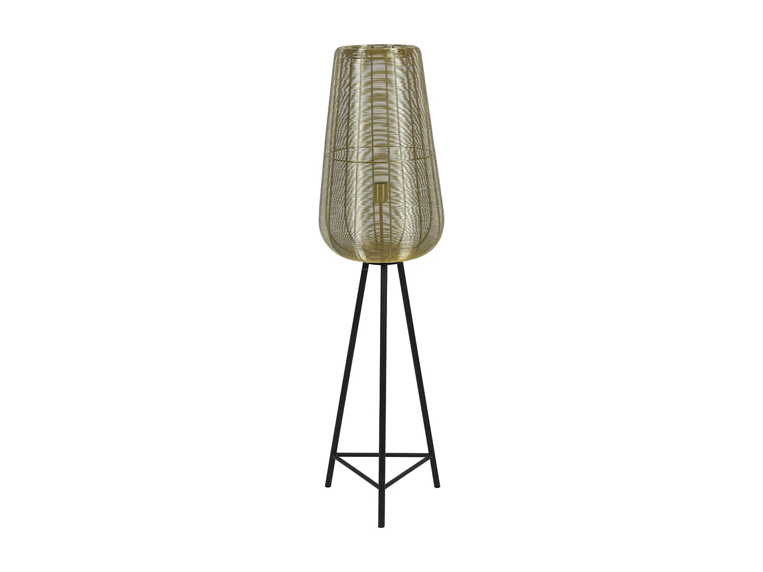 Lampadaire ADETA - Ø37x135cm - Doré
