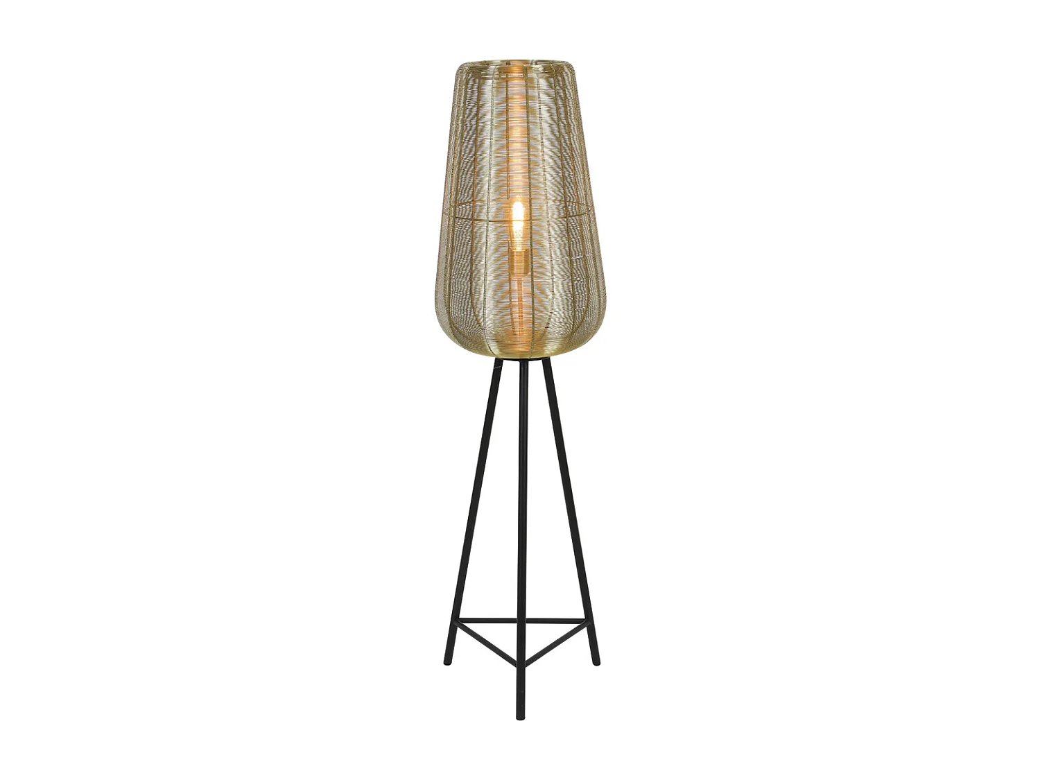 Lampadaire ADETA - Ø37x135cm - Doré