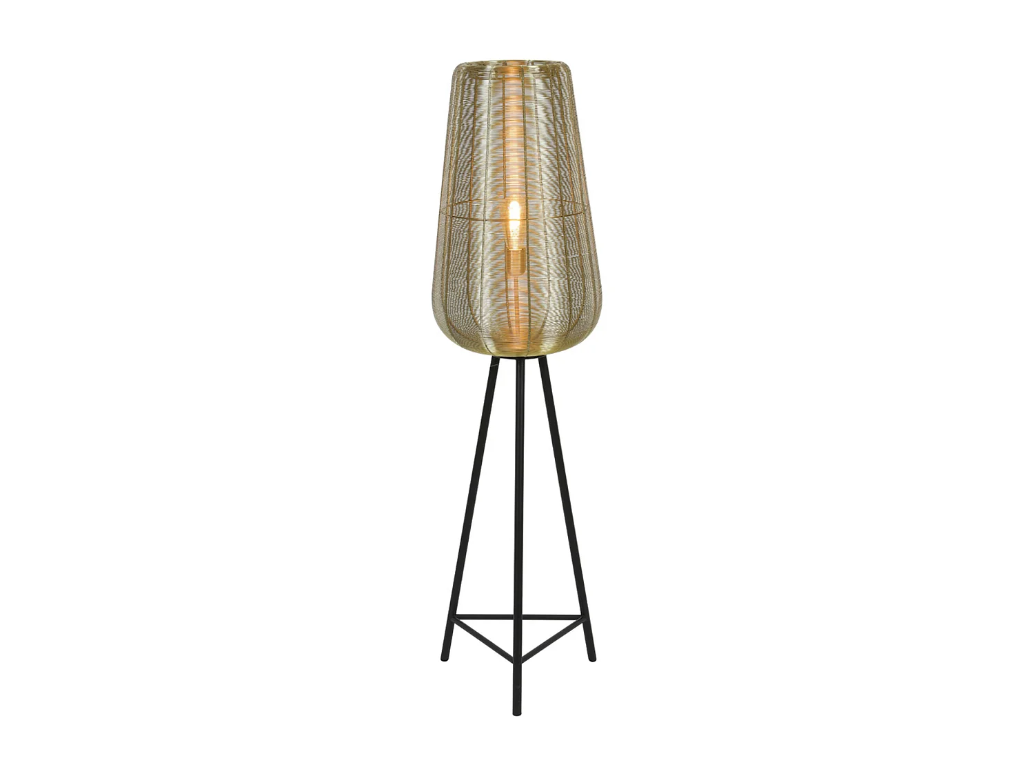 Lampadaire ADETA - Ø37x135cm - Doré