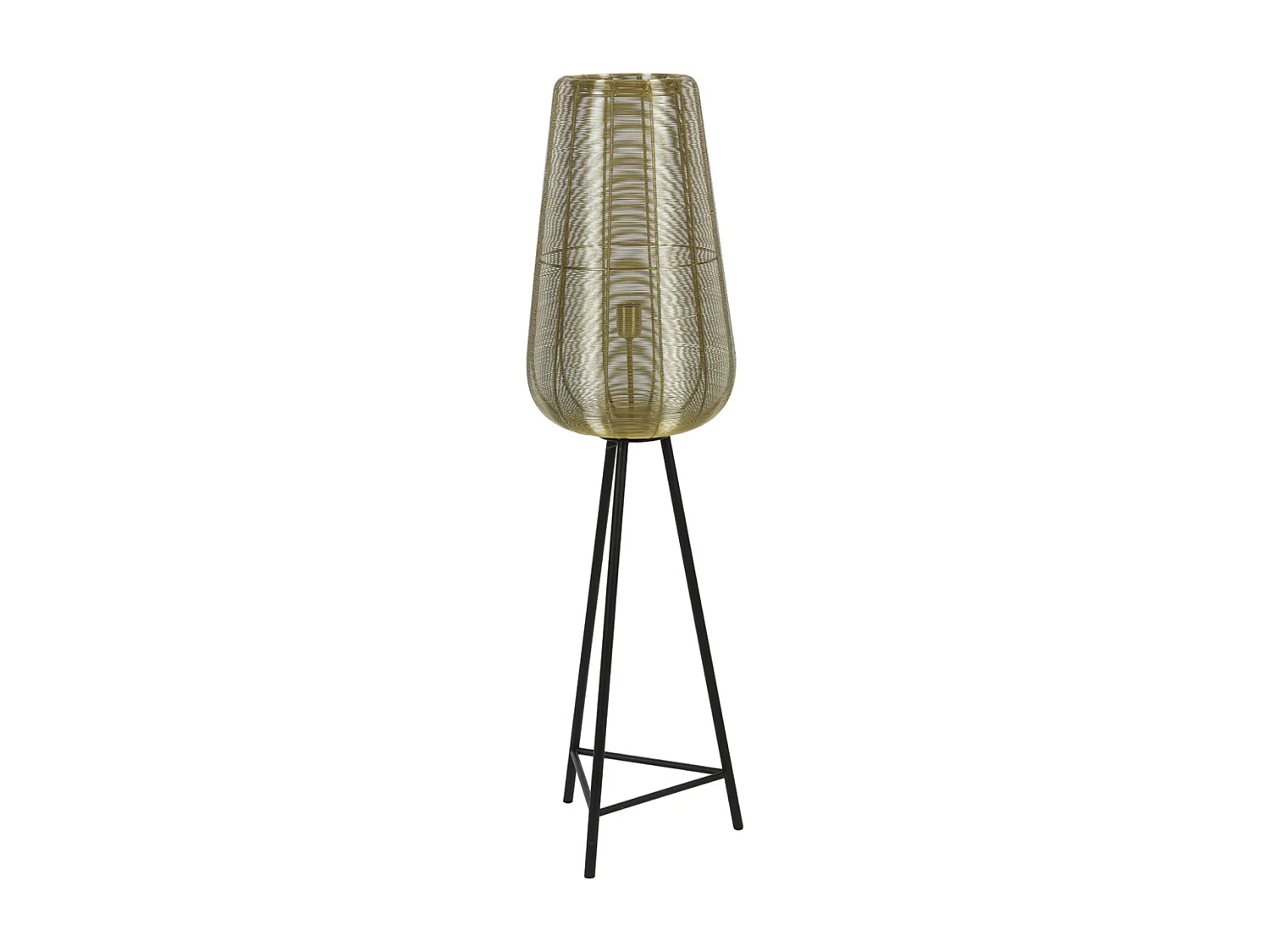 Lampadaire ADETA - Ø37x135cm - Doré