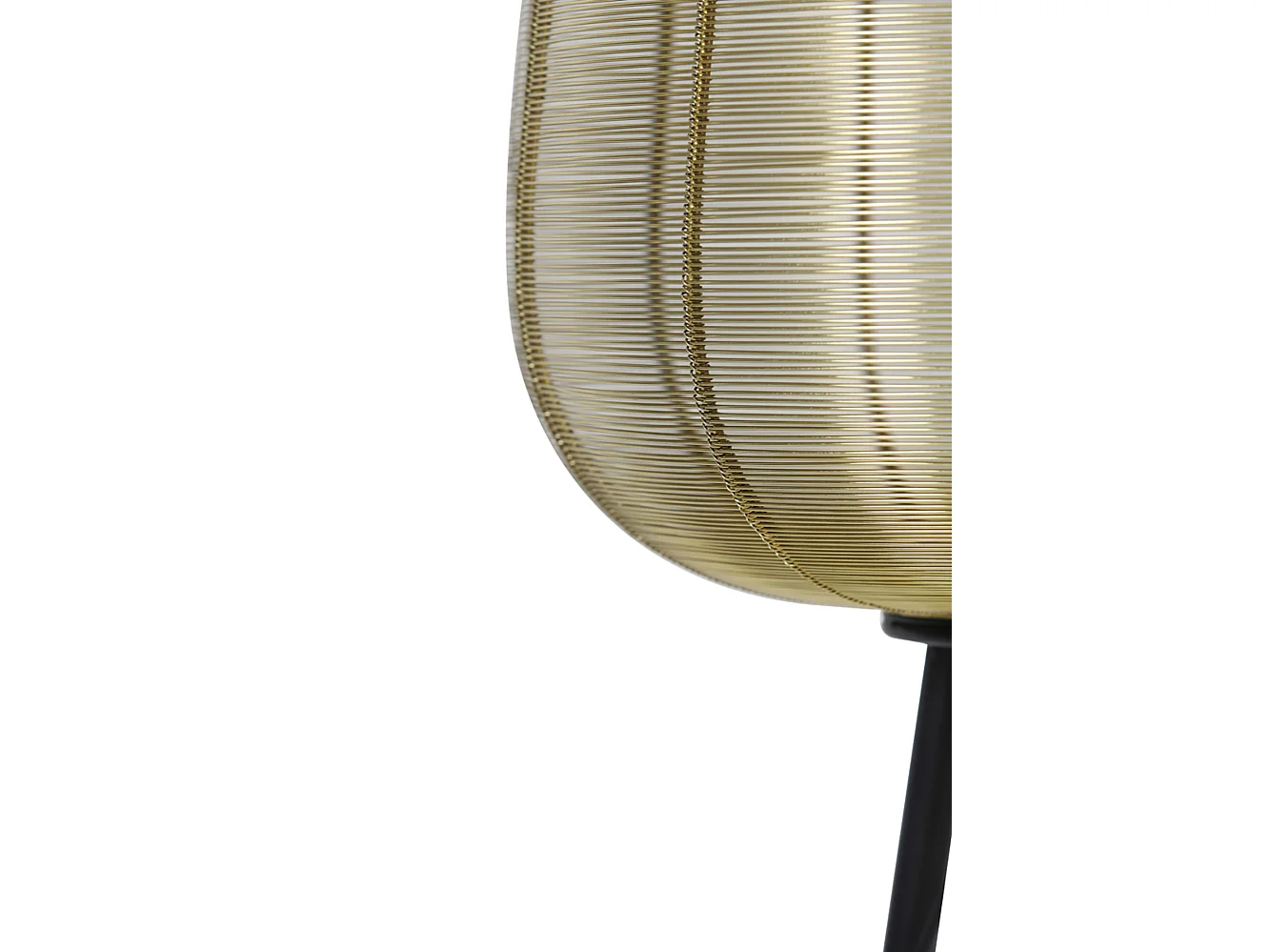 Lampadaire ADETA - Ø37x135cm - Doré