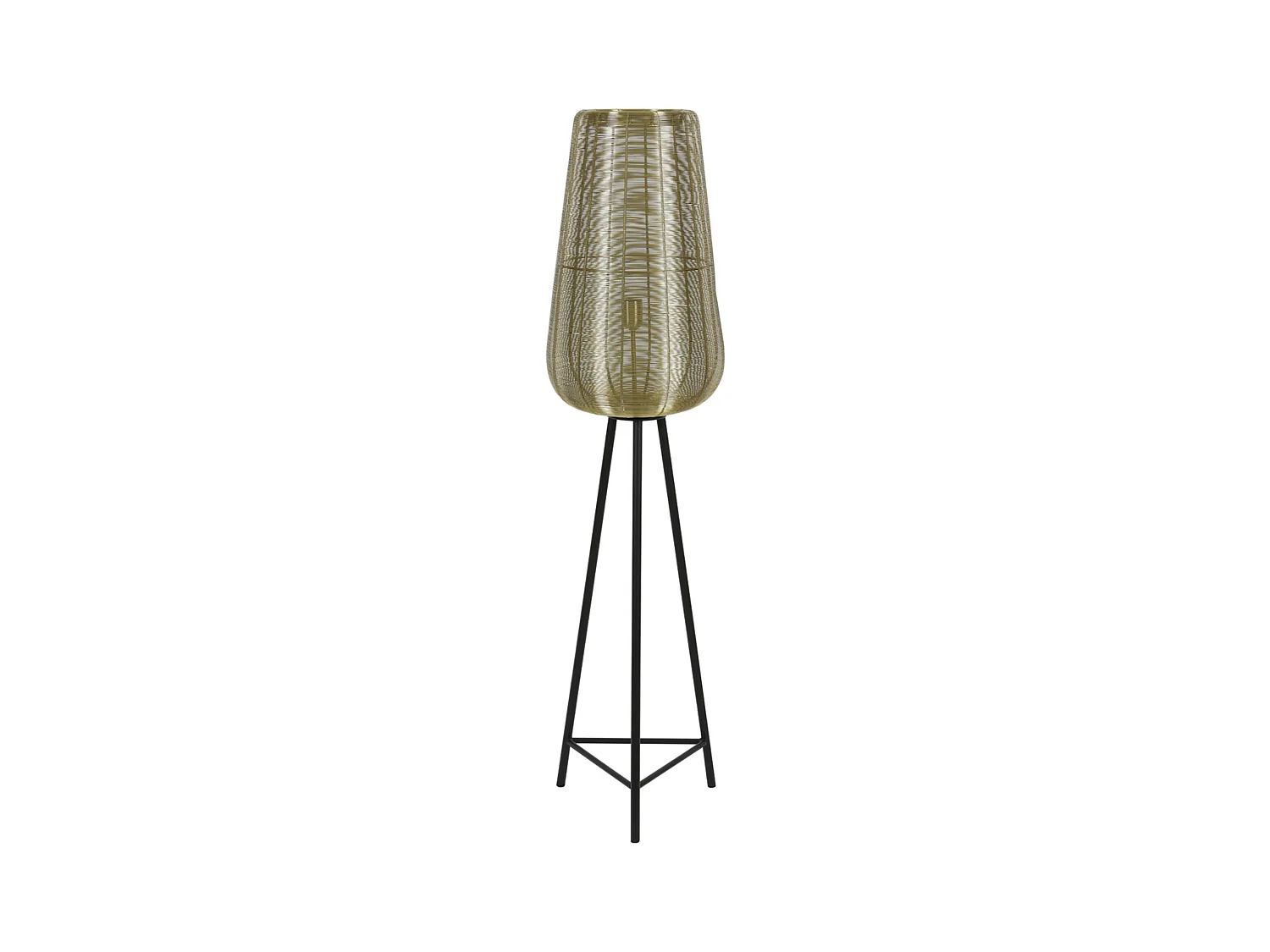 Lampadaire ADETA - Ø37x147cm - Doré