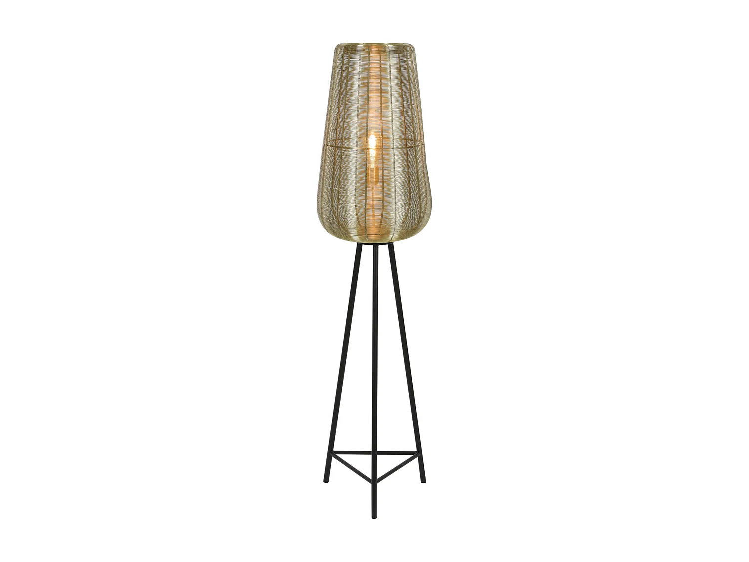 Lampadaire ADETA - Ø37x147cm - Doré