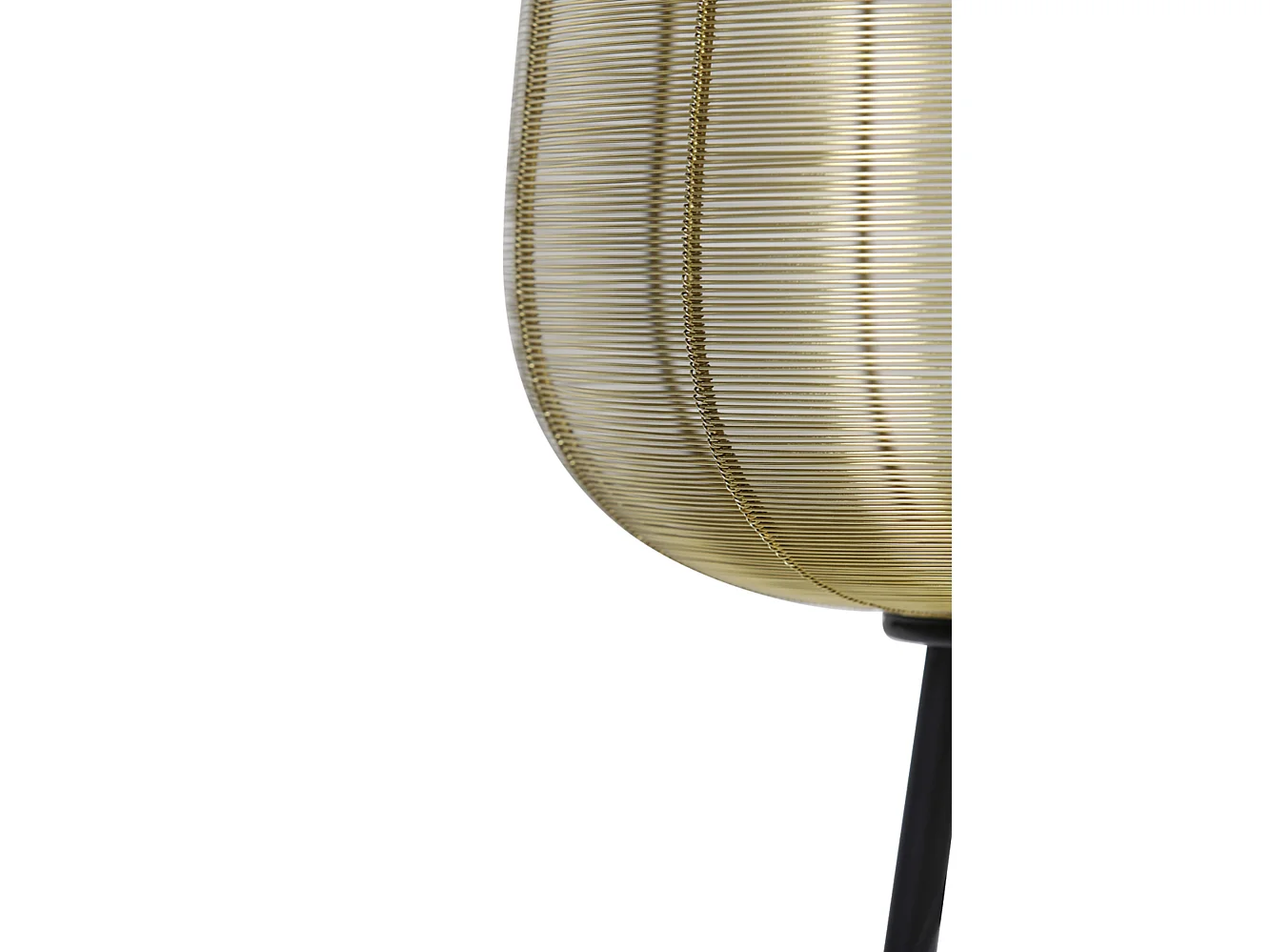Lampadaire ADETA - Ø37x147cm - Doré