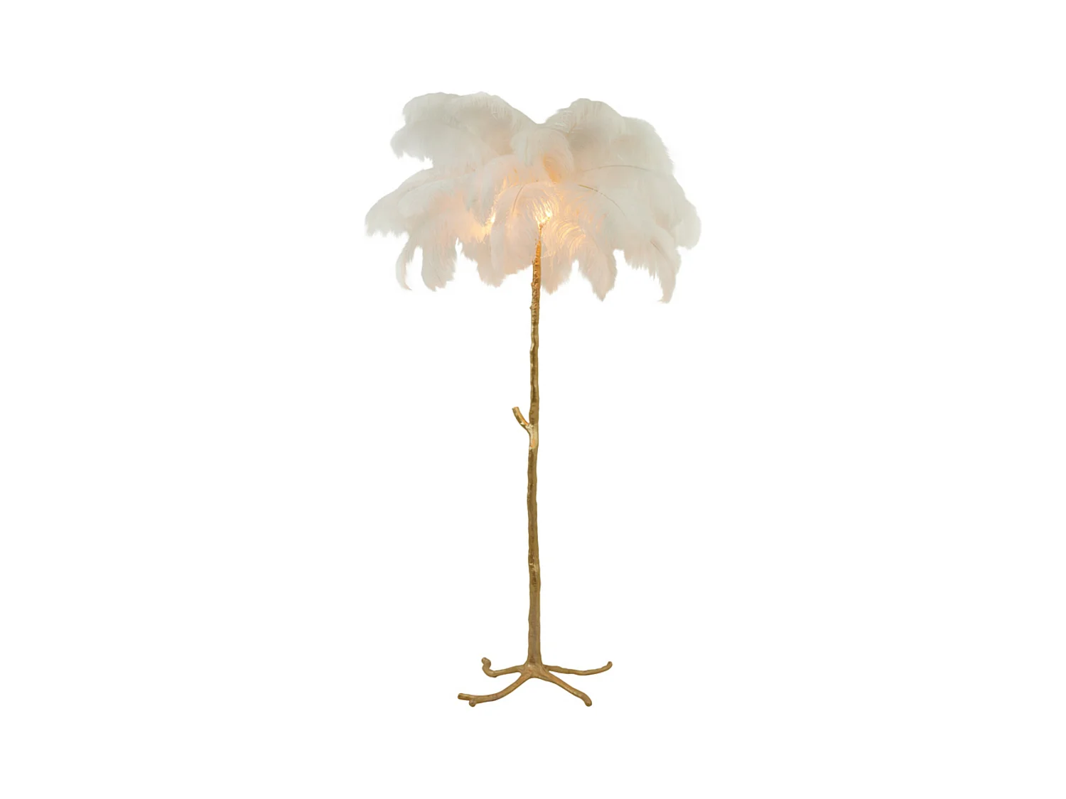 Lampadaire FEATHER - 95x95x180cm - Blanc