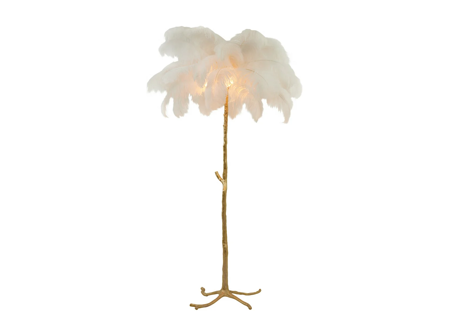 Lampadaire FEATHER - 95x95x180cm - Blanc