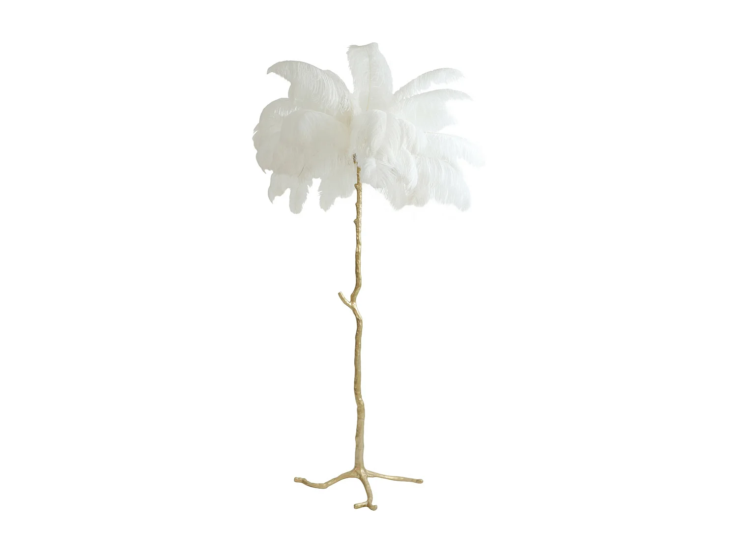 Lampadaire FEATHER - 95x95x180cm - Blanc