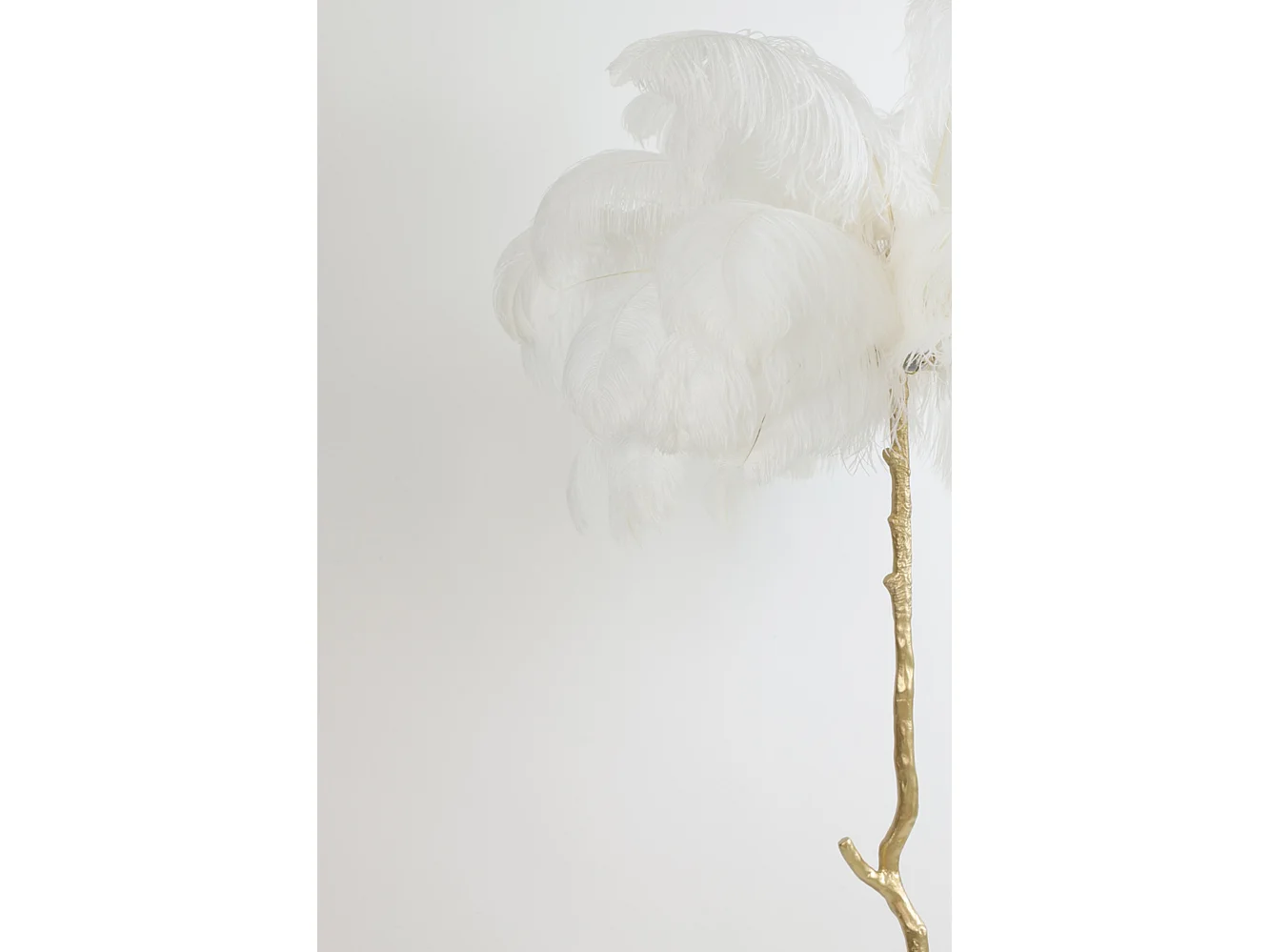 Lampadaire FEATHER - 95x95x180cm - Blanc