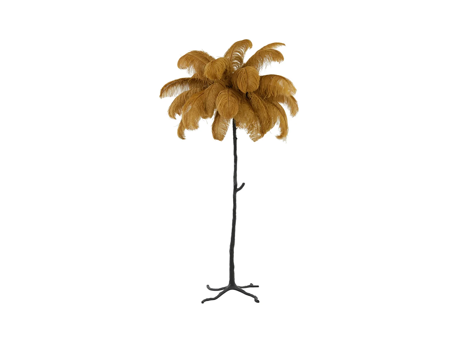 Lampadaire FEATHER - 95x95x180cm - Marron