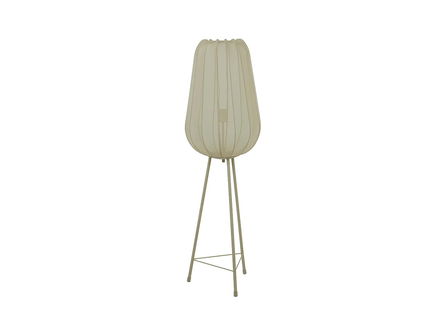 Lámpara de pie PLUMERIA - Ø42x132cm - Beige