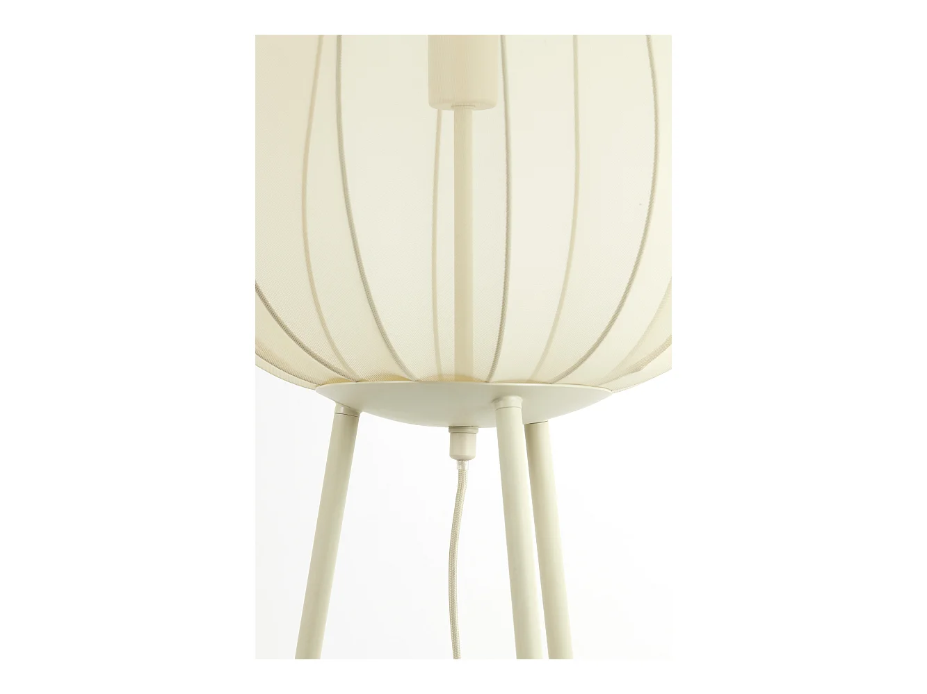 Vloerlamp PLUMERIA - Ø42x132cm - Beige