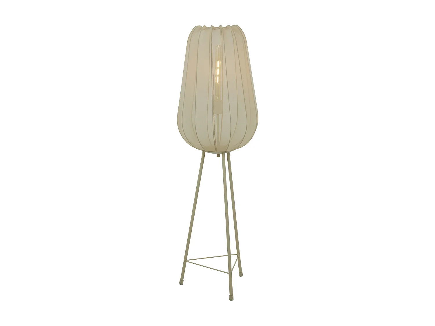 Vloerlamp PLUMERIA - Ø42x132cm - Beige