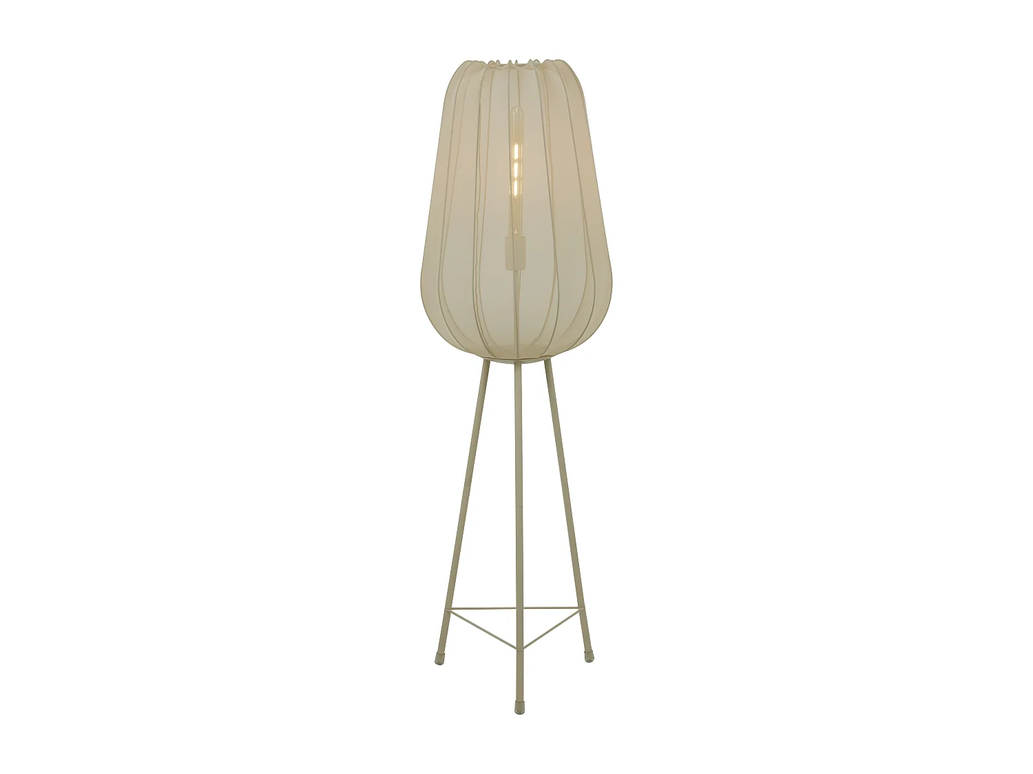 Vloerlamp PLUMERIA - Ø42x132cm - Beige