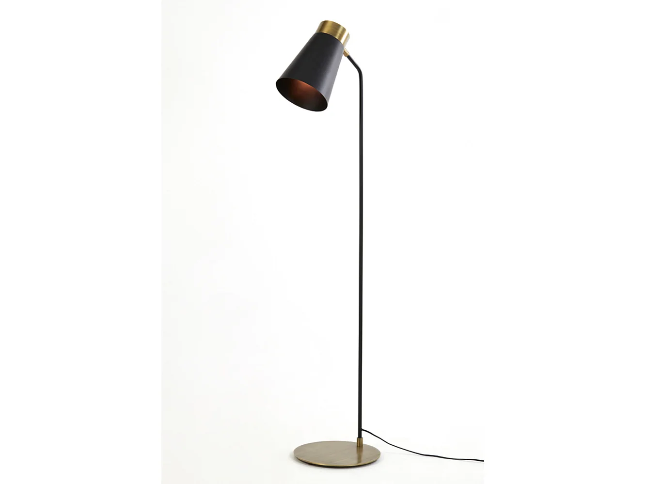Lampadaire BRAJA - 30x29x143cm - Noir