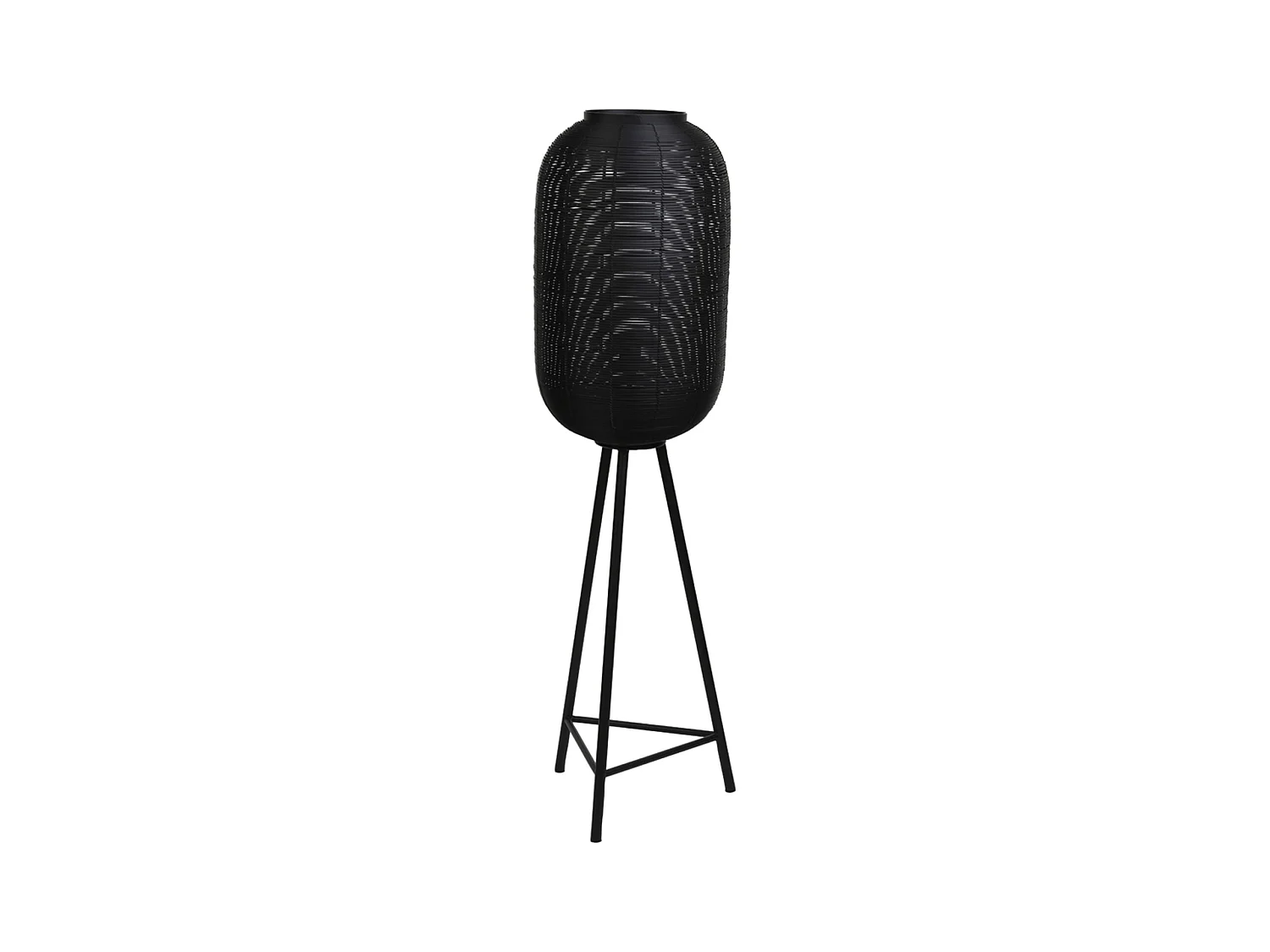 Lampadaire TOMEK - 35x35x136cm - Noir