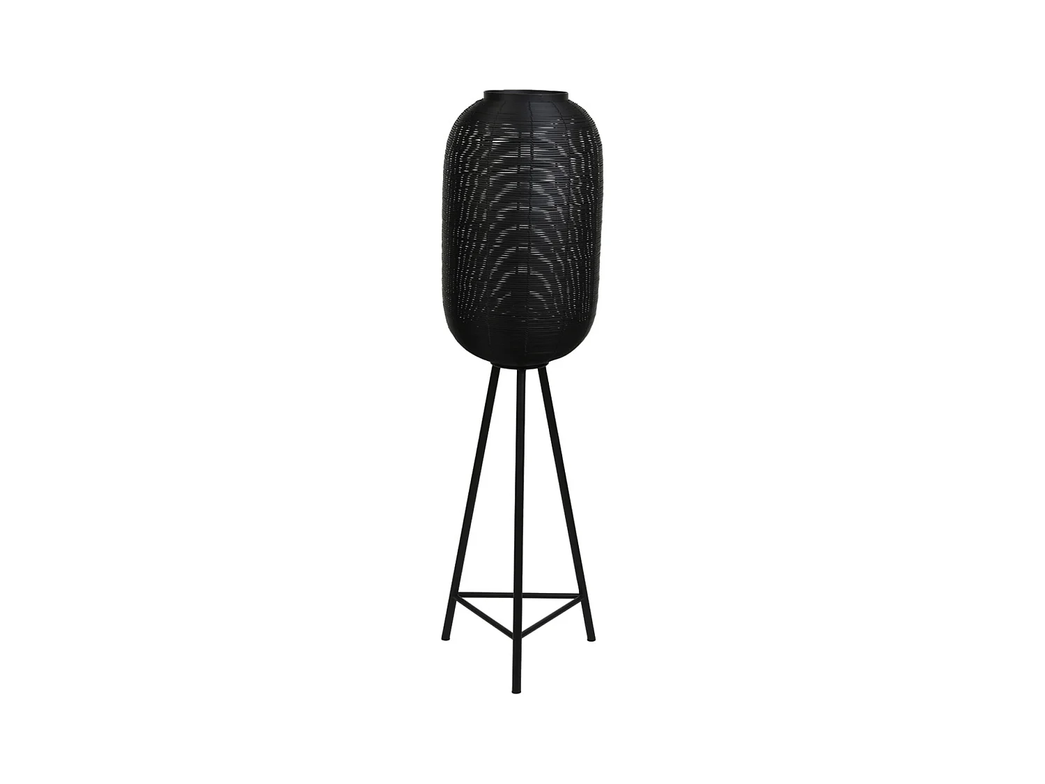 Stehleuchte TOMEK - 35x35x136cm - Schwarz