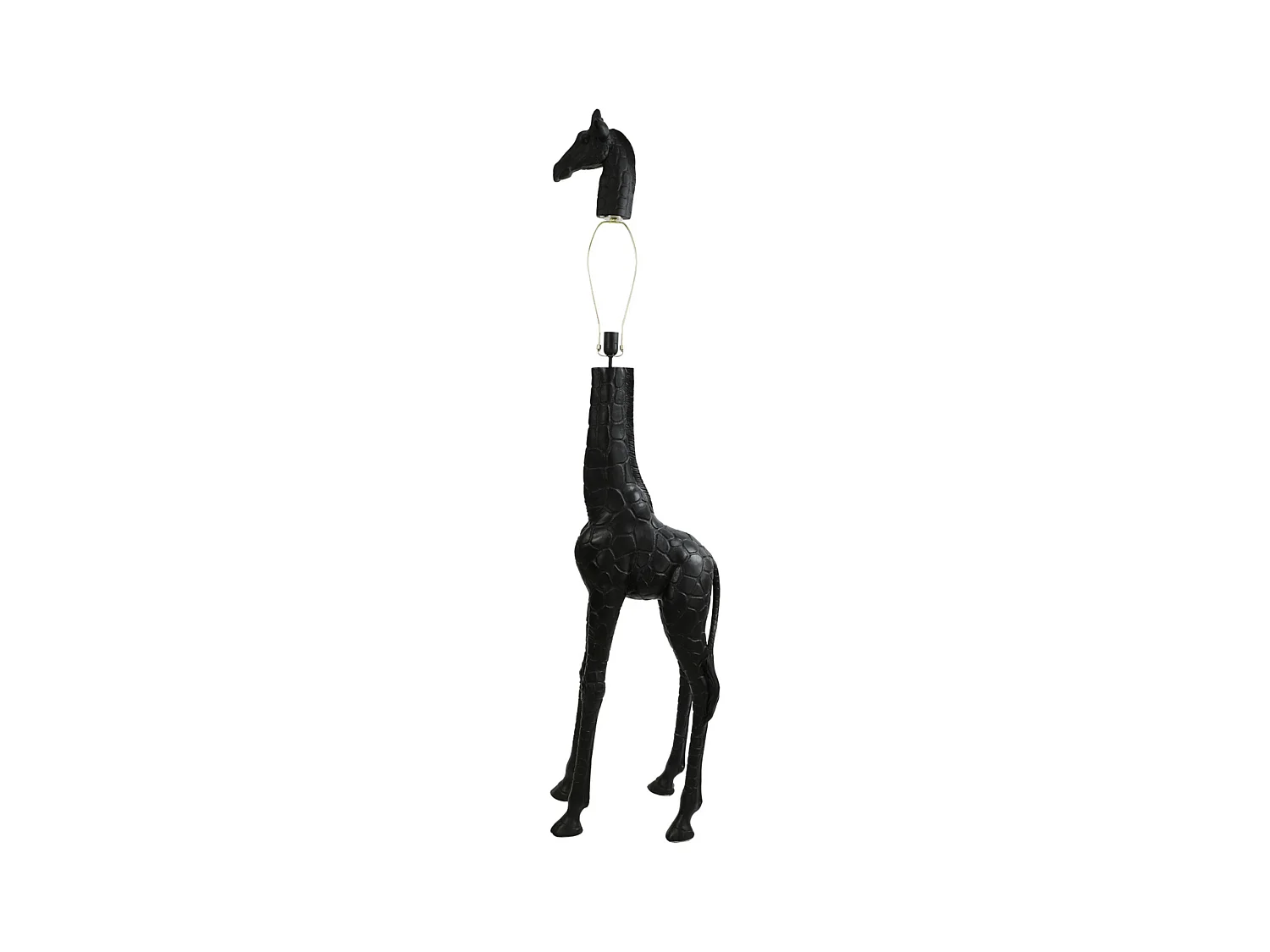 Lampadaire GIRAFFE - 44x33,5x184cm - Noir